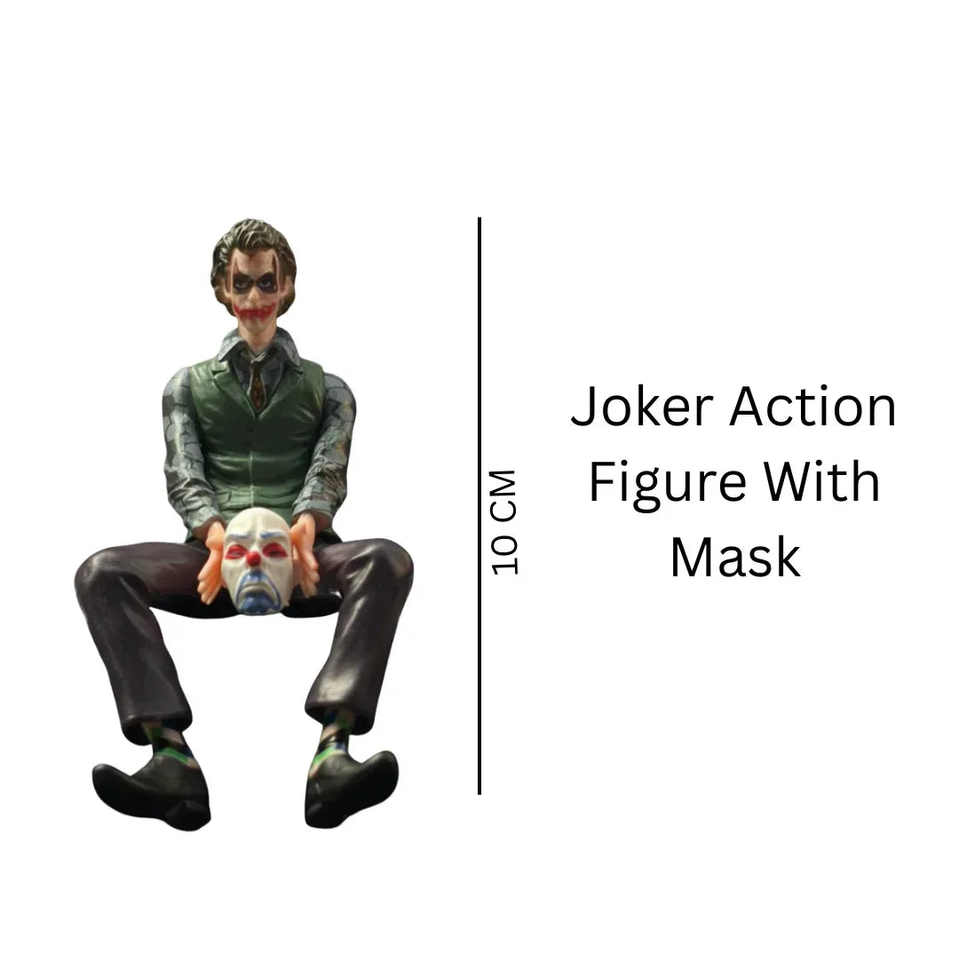 Drag-Auto Tom & Jerry + Joker (Small 10cm) Dashboard Figure Combo | Premium Car Interior Decor Set - Drag-Auto Accessories