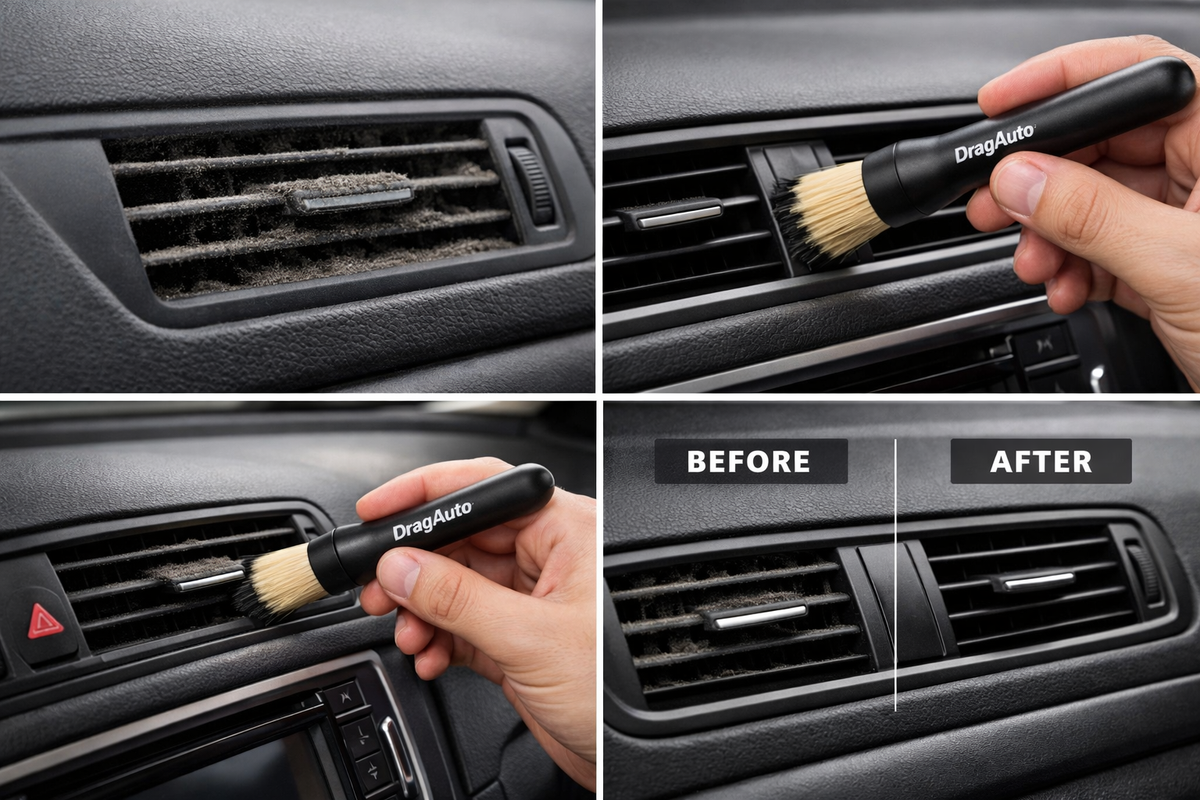 How to Clean Car AC Vents Properly Without Damaging Them - Drag-Auto Accessories