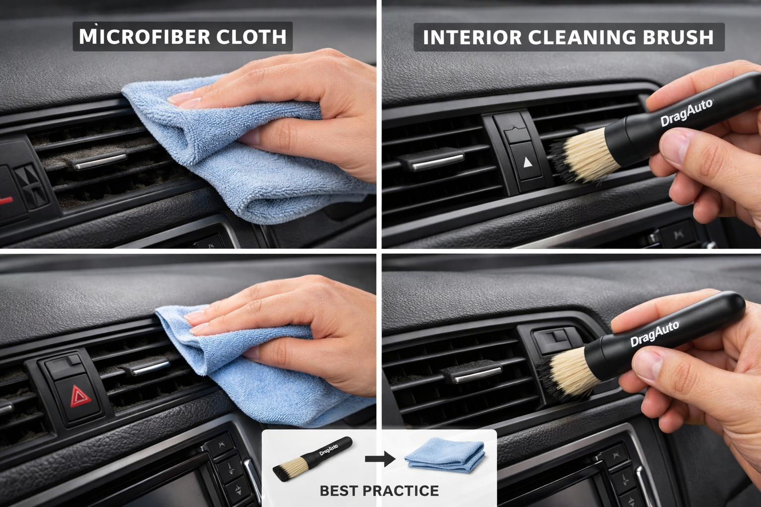 Car Interior Cleaning Brush vs Microfiber Cloth: What Works Better?