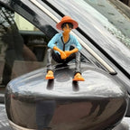 Drag-Auto Luffy Dashboard Figure | Anime Car Interior Decor Toy (Set of 3)