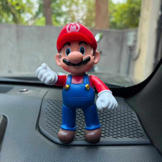 Drag-Auto Super Mario Dashboard Action Figure