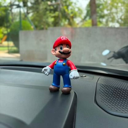 Drag-Auto Super Mario Dashboard Action Figure