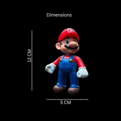 Drag-Auto Super Mario Dashboard Action Figure