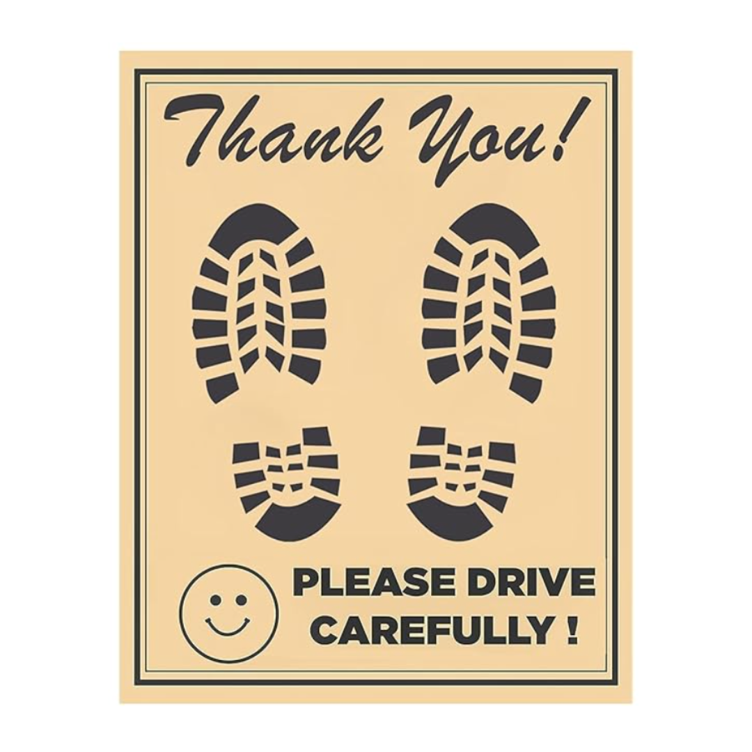 Drag-Auto Eco-Friendly Car Paper Mats for Car Wash & Service Centres, Large Size, 90 GSM Brown, For All Cars - Pack of 500