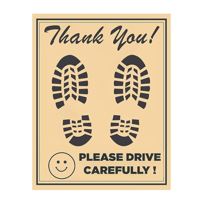 Drag-Auto Eco-Friendly Car Paper Mats for Car Wash & Service Centres, Large Size, 90 GSM Brown, For All Cars - Pack of 500