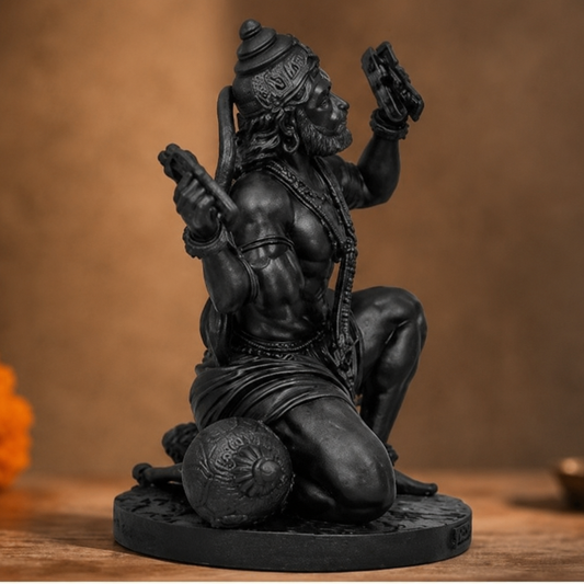Hanuman Ji Bhakti Idol for Car Dashboard & Home Decor | Premium Finish | Compact Size