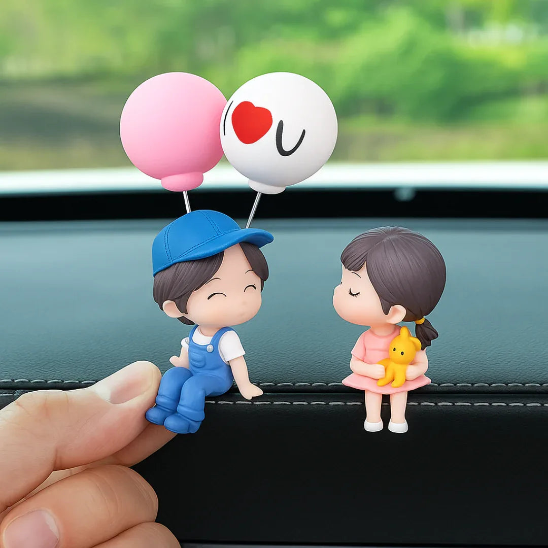 Drag-Auto Cute Couple Car Decor, Perfect Gift for Car Lovers - Drag-Auto Accessories