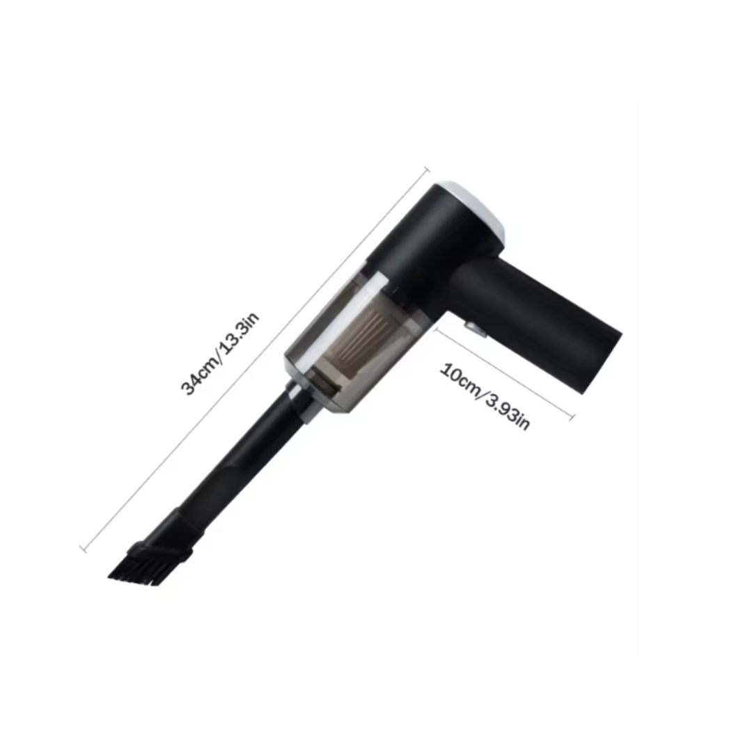 Drag-Auto Interior Cleaning Kit – Cordless Vacuum Cleaner + 500 GSM Microfiber Cloth(40x40) + Detailing Brush Set (Complete Car Cleaning System)
