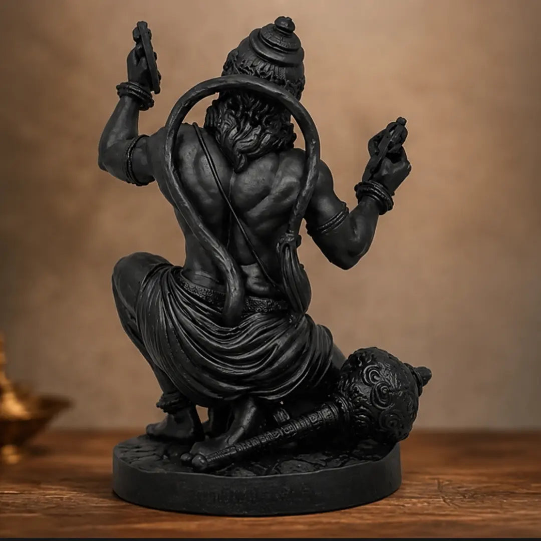 Hanuman Ji Bhakti Idol for Car Dashboard & Home Decor | Premium Finish | Compact Size