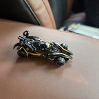 Complete set of 6 Batman Batmobile 1:64 die-cast cars lineup