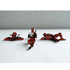 Drag-Auto Deadpool Figures: Premium Car Dashboard Figure (Set of 3)