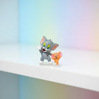 Drag-Auto Cat & Tuffy - Tom & Jerry Kids for Car, Desk and Gift