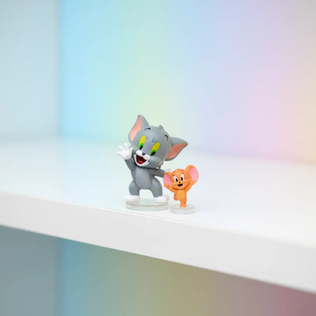 Drag-Auto Cat & Tuffy - Tom & Jerry Kids for Car, Desk and Gift