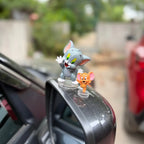 Drag-Auto Cat & Tuffy - Tom & Jerry Kids for Car, Desk and Gift