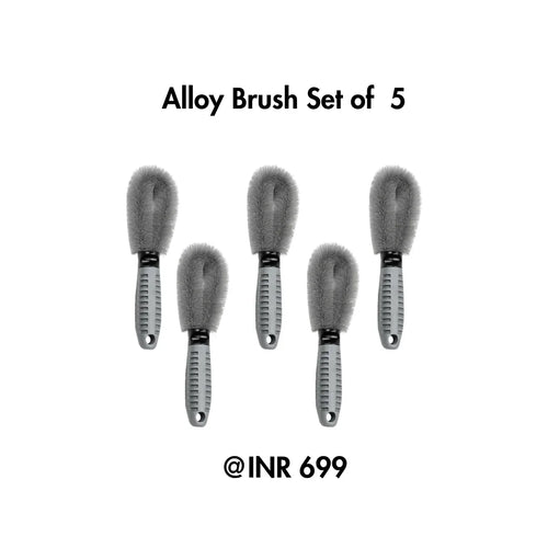 Drag-Auto Alloy Wheel Cleaning Brush Set (5 Pcs), for Car Rims & Tires - Drag-Auto Accessories