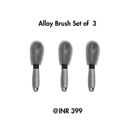 Drag-Auto Alloy Wheel Cleaning Brush Set (3 Pcs), for Car Rims & Tires - Drag-Auto Accessories