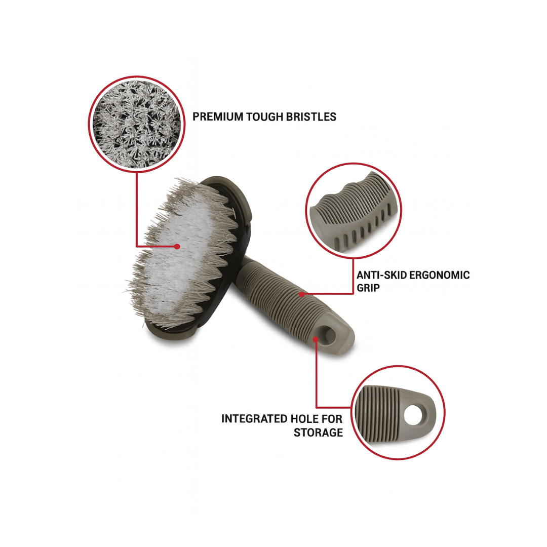 Car & Bike Tyre cleaning brush specifications