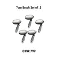 Drag-Auto Tyre Cleaning Brush Set (5 Pcs), for Car & Vehicle Tires - Drag-Auto Accessories