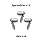 Drag-Auto Tyre Cleaning Brush Set (3 Pcs), for Car & Vehicle Tires - Drag-Auto Accessories