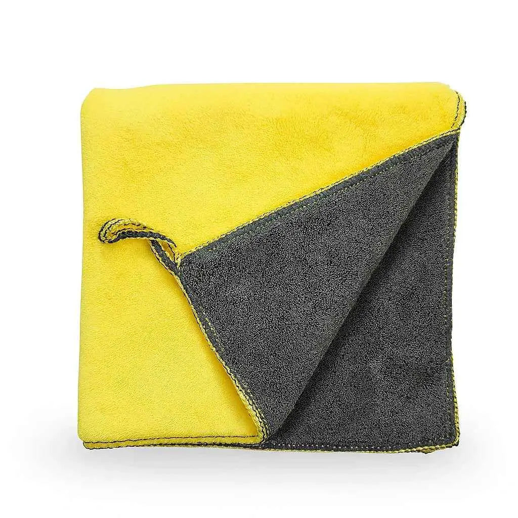 Drag-Auto Microfiber Cloth (800 GSM), 40x40 cm, Dual-Tone, Single Unit