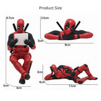 Drag-Auto Deadpool Figures: Premium Car Dashboard Figure (Set of 3) - Drag-Auto Accessories