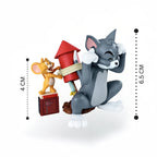 Drag-Auto Tom & Jerry Rocket Figurine : Funny Car Dashboard Decoration - Drag-Auto Accessories