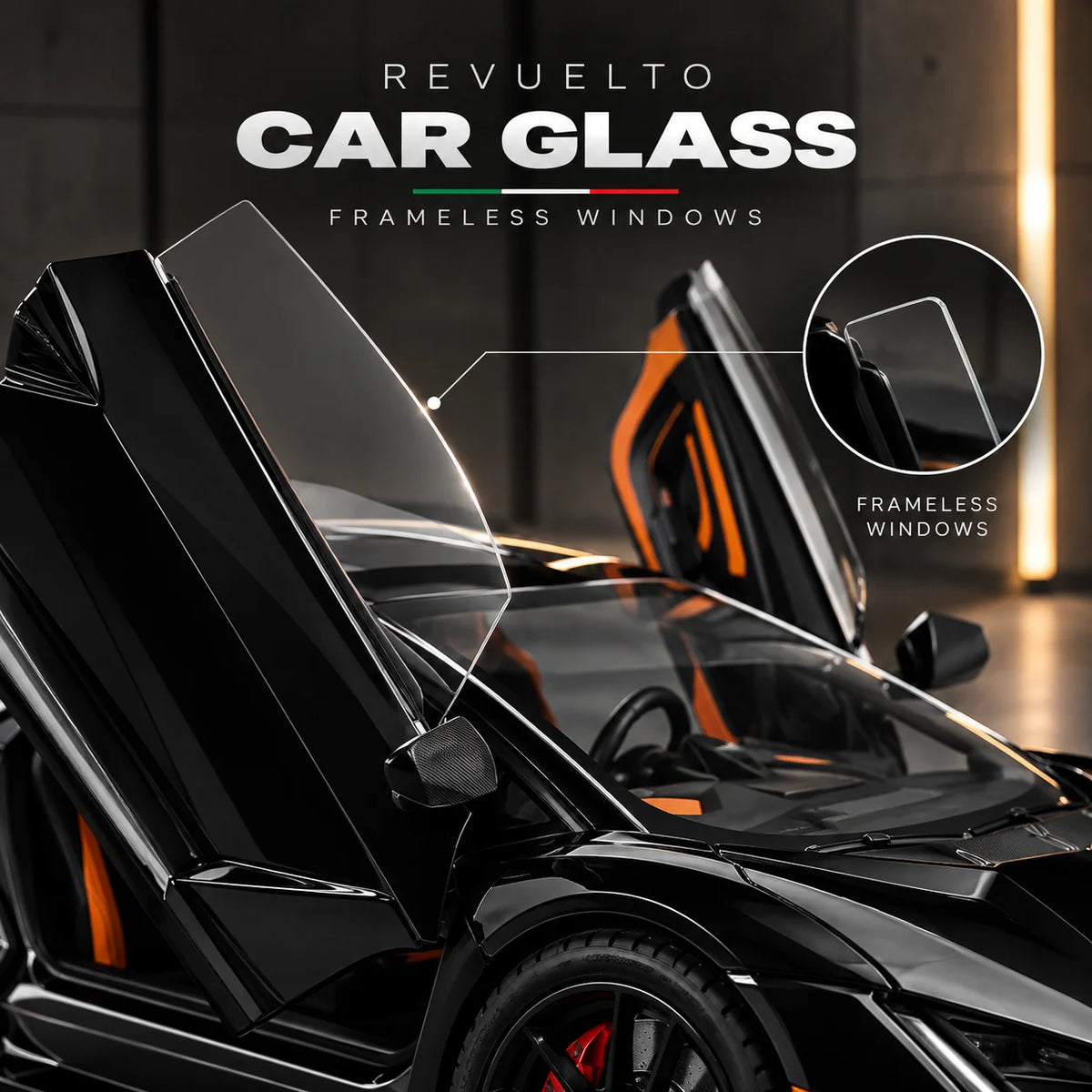 Drag-Auto Lamborghini Revuelto 1:24 Die-Cast Collectible