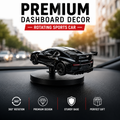 Drag-Auto 360° Rotating Dashboard Car Figurine: Black