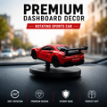 Drag-Auto 360° Rotating Dashboard Car Figurine: RED