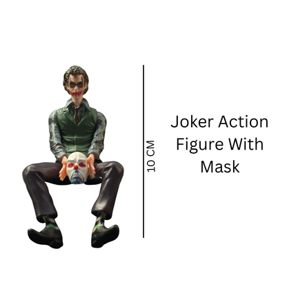 Drag-Auto Tom & Jerry + Joker (Small 10cm) Dashboard Figure Combo | Premium Car Interior Decor Set