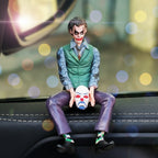 Drag-Auto Joker Action Figure with Mask | 10 cm (Small) Sitting Statue | Dashboard & Home Decor - Drag-Auto Accessories