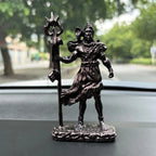 Bholenath Shiva Dashboard Idol – 12 cm - Metallic Antique Bronze Color