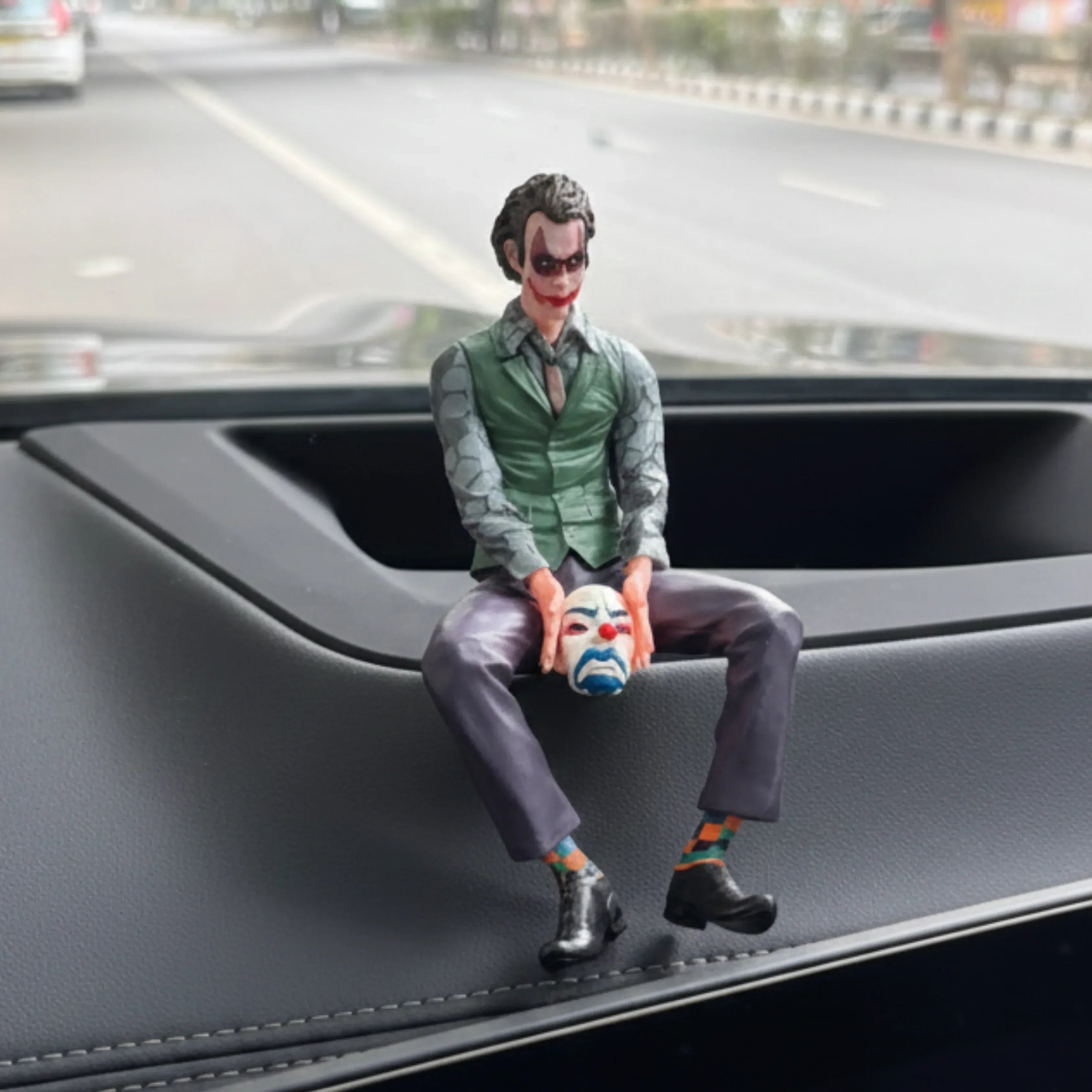 Drag-Auto Tom & Jerry + Joker (Small 10cm) Dashboard Figure Combo | Premium Car Interior Decor Set - Drag-Auto Accessories