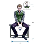 Drag-Auto Joker Dashboard Figurine Combo | Medium(15CM) & Small(10CM) Set | Car Interior Decor (2 PCS)