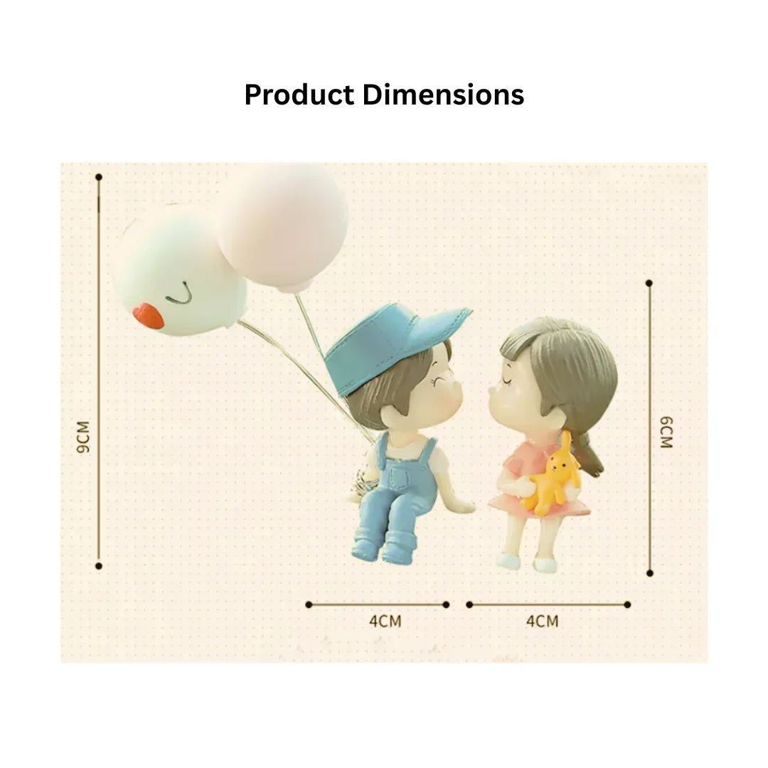 Drag-Auto Cute Couple Car Decor, Perfect Gift for Car Lovers - Drag-Auto Accessories