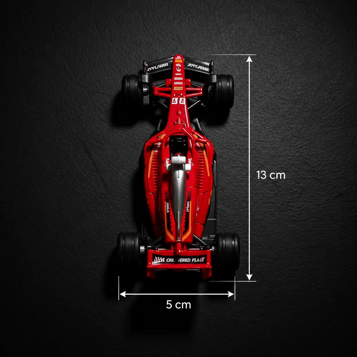 Drag Racer Free Wheel – 1:43 | Collectible Edition : RED