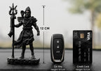 Bholenath Shiva Dashboard Idol – 12 cm Ceramic & Resin