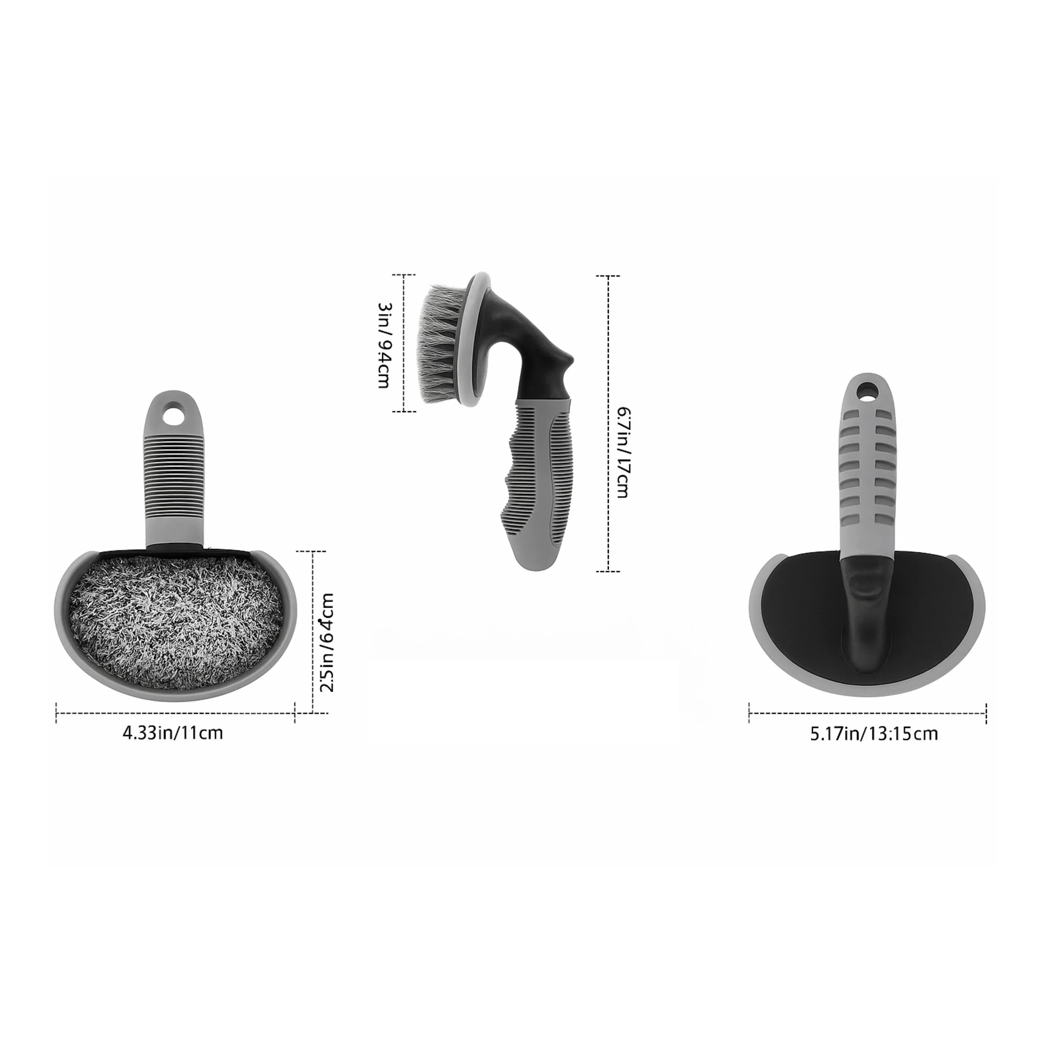 Drag-Auto Tyre Cleaning Brush Set (3 Pcs), for Car & Vehicle Tires - Drag-Auto Accessories