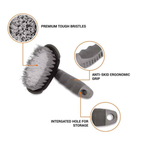 Drag-Auto Super Saver Detailing Combo Kit (4 Pcs): 500 GSM Microfiber Cloth & 3 Premium Brushes