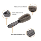 Drag-Auto Super Saver Detailing Combo Kit (4 Pcs): 500 GSM Microfiber Cloth & 3 Premium Brushes