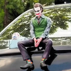 Drag-Auto Joker Dashboard Figurine Combo | Medium(15CM) & Small(10CM) Set | Car Interior Decor (2 PCS)