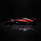 Drag Racer RED – Side Profile Square