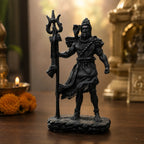 Bholenath Shiva Dashboard Idol – 12 cm Ceramic & Resin