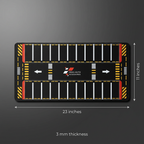 Luxury charcoal size guide without added red border