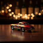 Mercedes 300 SL – Rear 3/4 Amber Bokeh