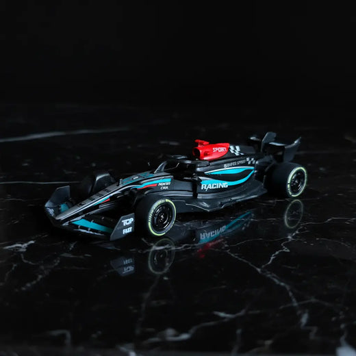 DragAuto Formula Car - 1:43 Scale Die-Cast Collectible : BLACK