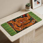 DragAuto Off-road Rally Desk Mat | Extended Mouse Pad | 11 x 23 in with hand stitched border