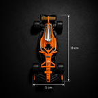 Orange F1 - Dimensions 13cm x 5cm