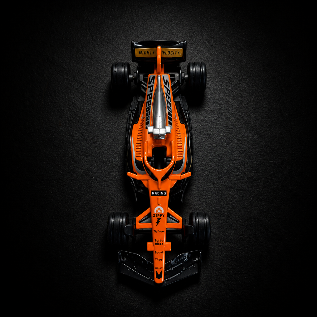 Orange F1 - Top Down Dark Style