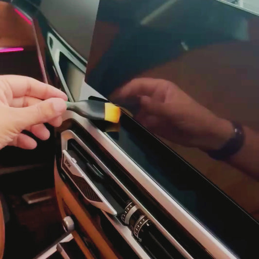 Drag-Auto Car Interior Cleaning Brush Set (2 Pcs), for AC Vents & Dashboard - Drag-Auto Accessories